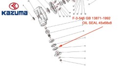 OIL SEAL KAZUMA JAGUAR 500CC