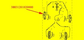  cylindre de frein avant gauche  XYUTV800 4WD