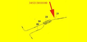 CABLE HANDLE BAR（H） XKKD150-3