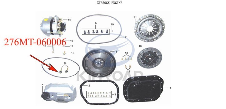 Hexagon flange bolt M8×40