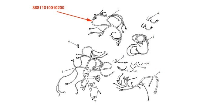 INSTRUMENT WIRING HARNESS