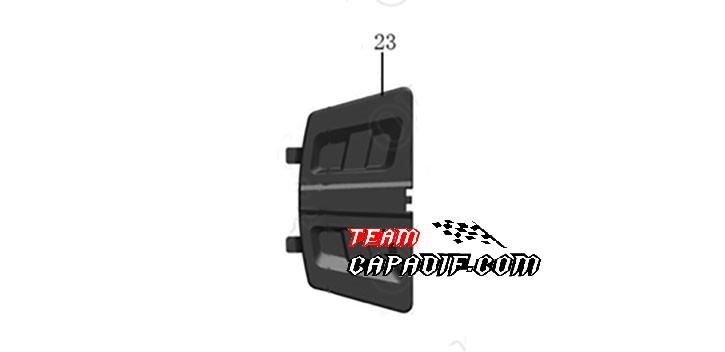 Front Storage Rack Upper Cover