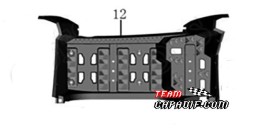 Rechte Fußstütze ODES 800