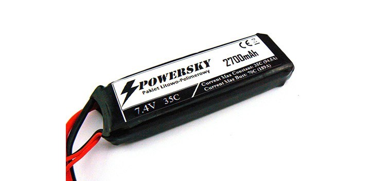 PowerSky LiPo 7.4V 2700mAh 2S 35C