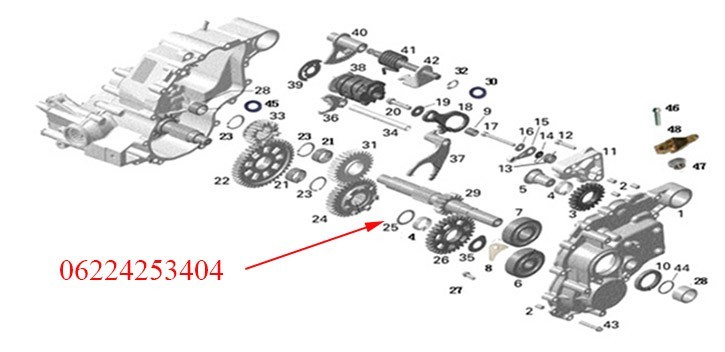 THRUST WASHER  ODES 800  06224253404