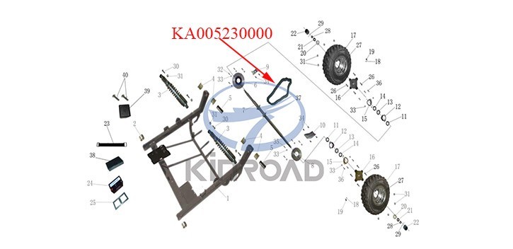Drive Chain Kinroad 250 cc