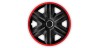 Enjoliveurs universels NRM FAST LUX 14", rouges, lot de 4